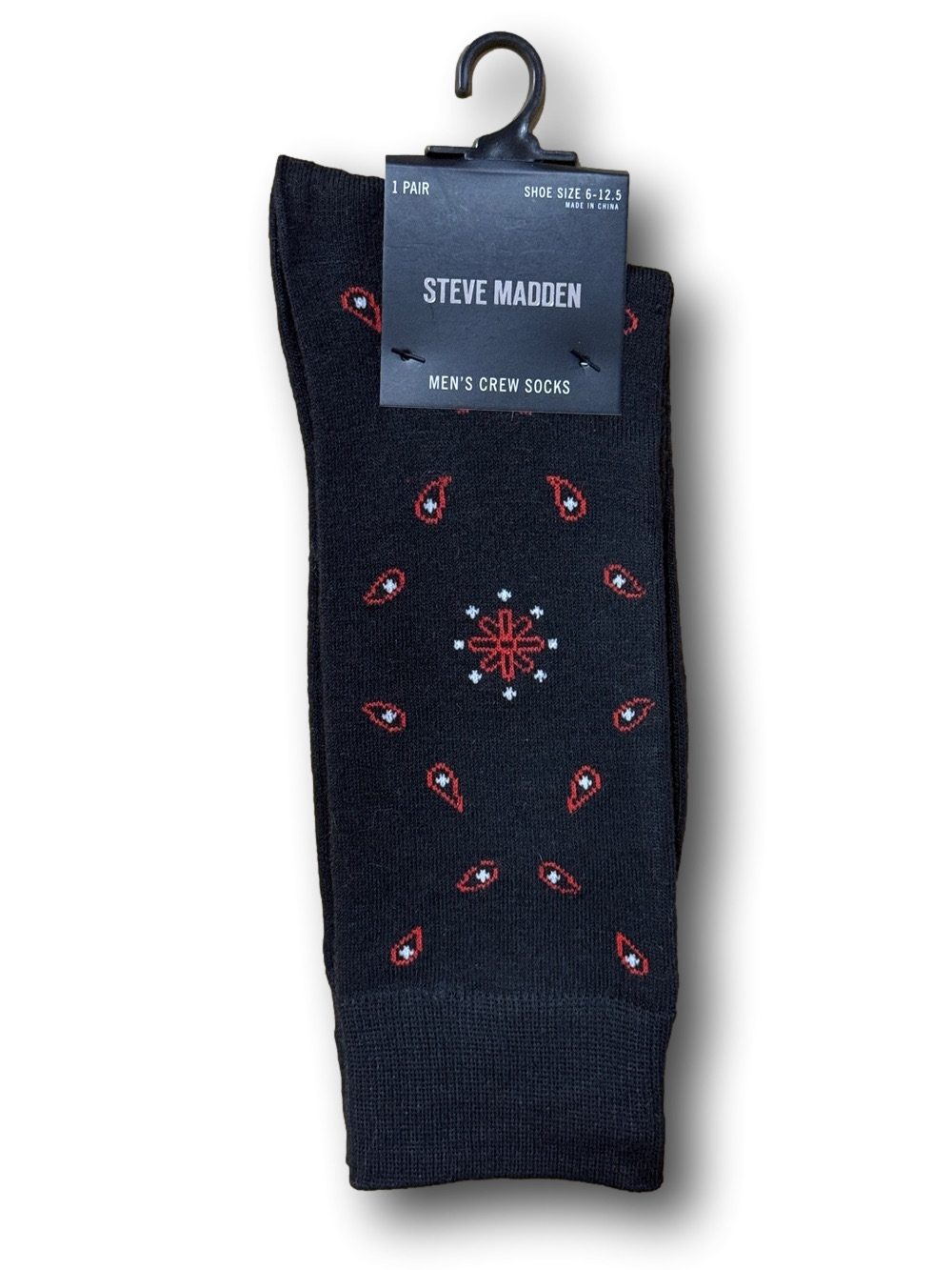 3/$18 Steve Madden Design Novelty Crew Socks - NWT